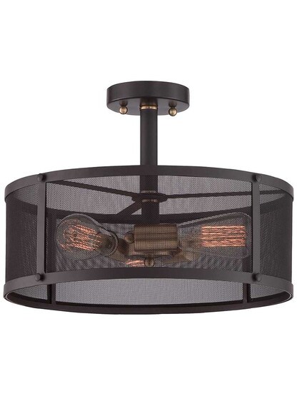 Union Station Semi Flush-Mount Ceiling Light.