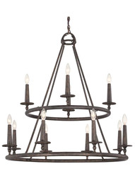 Voyager Two Tier 12-Light Chandelier