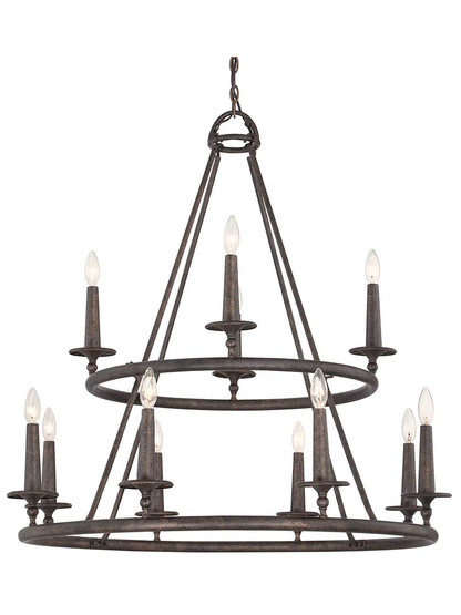 Voyager Two Tier 12-Light Chandelier.