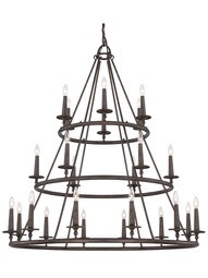 Voyager Three Tier 24-Light Chandelier