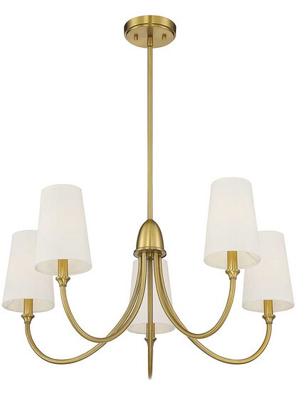 Alternate View of Cameron 5 Light Chandelier.