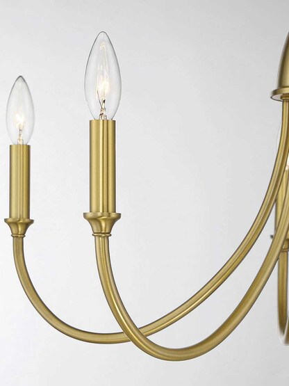 Alternate View 4 of Cameron 5 Light Chandelier.
