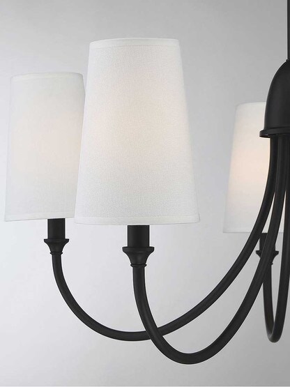 Alternate View 6 of Cameron 5 Light Chandelier.