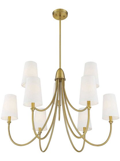 Alternate View of Cameron 9 Light Chandelier.