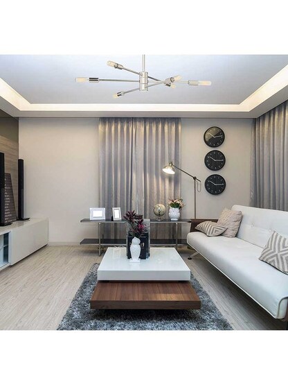 Alternate View of Lyrique 6-Light Chandelier.