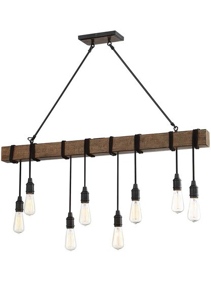Alternate View 3 of Burgess 8 Light Kitchen Island Light.