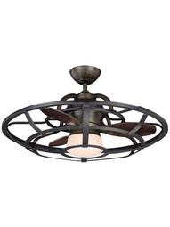 Period Style Romantic, Vintage Look Outdoor Ceiling Fans