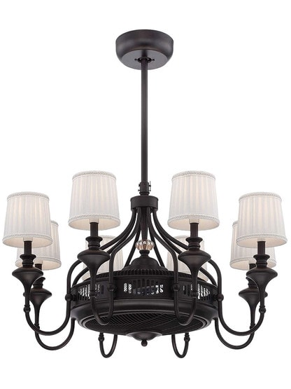 Brisa Air-Ionizing Fan d'Lier In English Bronze.