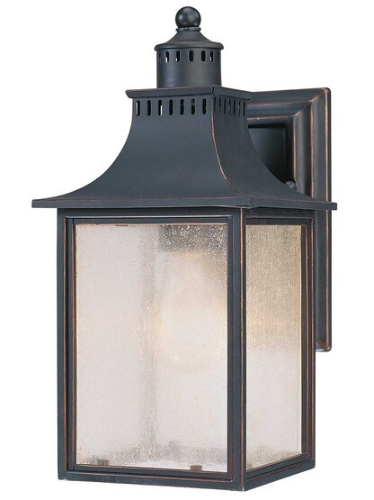 Monte Grande 11 1/2 inch Wall-Mount Lantern in Slate.