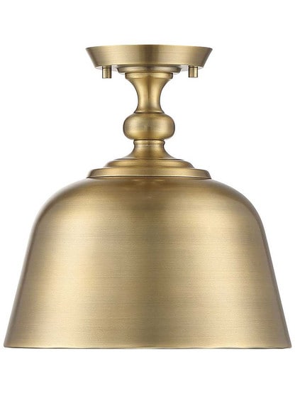 Alternate View of Berg 1 Light Semi-Flush.
