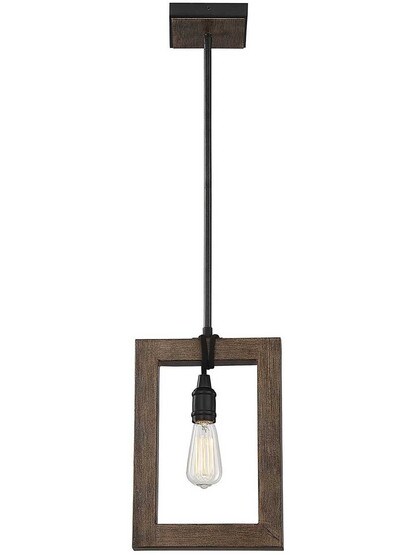 Alternate View of Burgess 1 Light Mini Pendant.