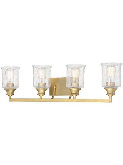 Hampton Warm Brass 4 Light Bath.