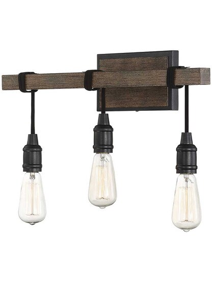Alternate View of Burgess 3 Light Bath Bar.