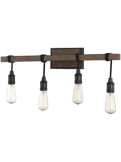 Alternate View of Burgess 4 Light Bath Bar.
