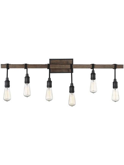 Burgess 6 Light Bath Bar.