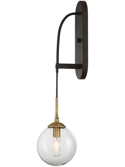 Alternate View of Fulton 1 Light Sconce.