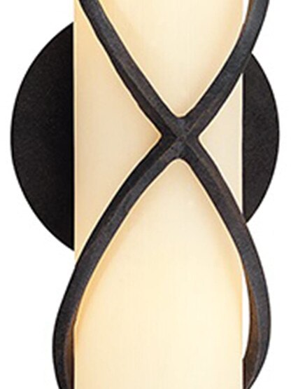 Roxbury Horizontal 2-Light Bath Sconce with Provence Glass Shade