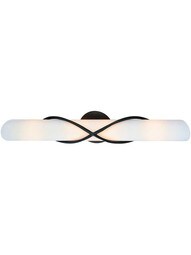 Roxbury Horizontal 4-Light Bath Sconce with Matte Opal Glass Shade