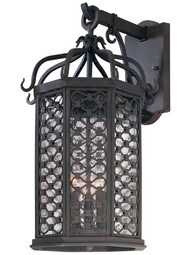 Los Olivos Large 3-Light Exterior Sconce in Old Iron