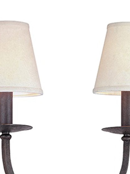 La-Brea 2-Light Wall Sconce in French Iron