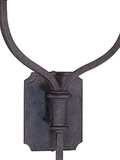 La-Brea 2-Light Wall Sconce in French Iron
