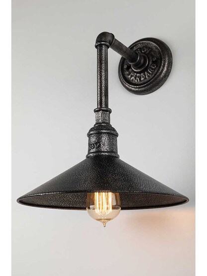 Alternate View 2 of Toledo Collection 11 Inch Wall Sconce in Old Silver