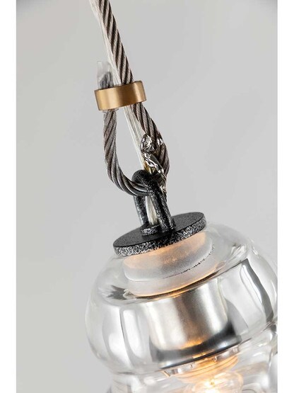 Alternate View of Menlo Park 1-Light Sconce in Old Silver.
