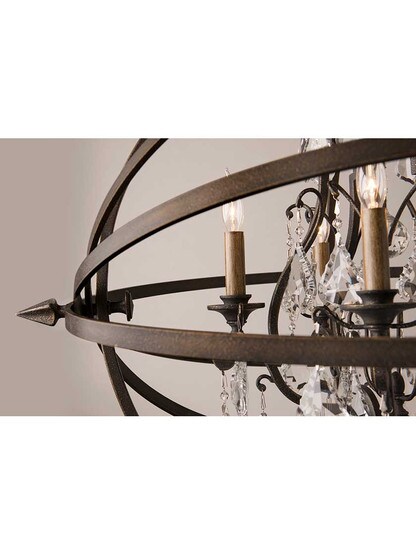Alternate View 2 of Byron Collection 4 Light Chandelier in Vintage Bronze