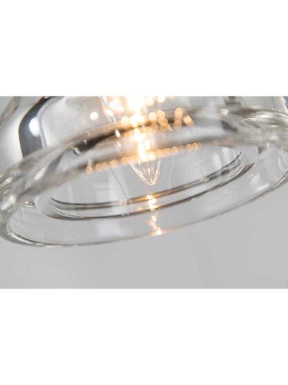 Alternate View of Menlo Park Mini Pendant in Old Silver.