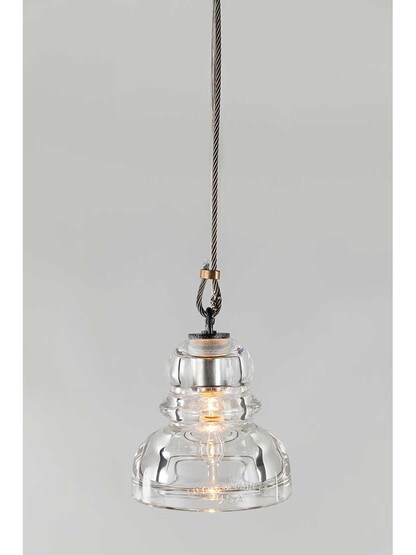 Alternate View 2 of Menlo Park Mini Pendant in Old Silver.