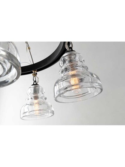 Alternate View 2 of Menlo Park 10-Light Chandelier in Old Silver.