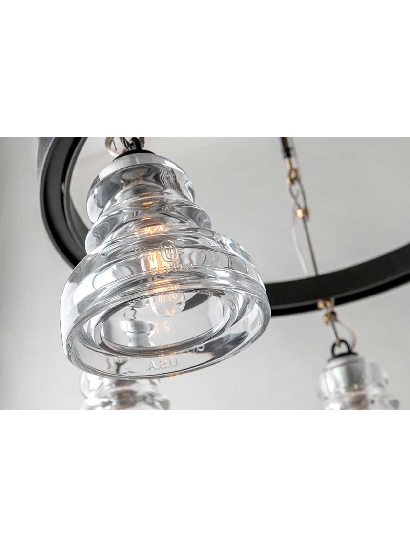 Alternate View 3 of Menlo Park 10-Light Chandelier in Old Silver.