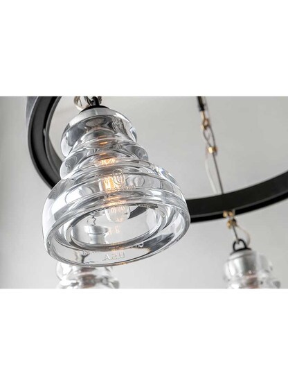 Alternate View 3 of Menlo Park 10-Light Chandelier in Old Silver.