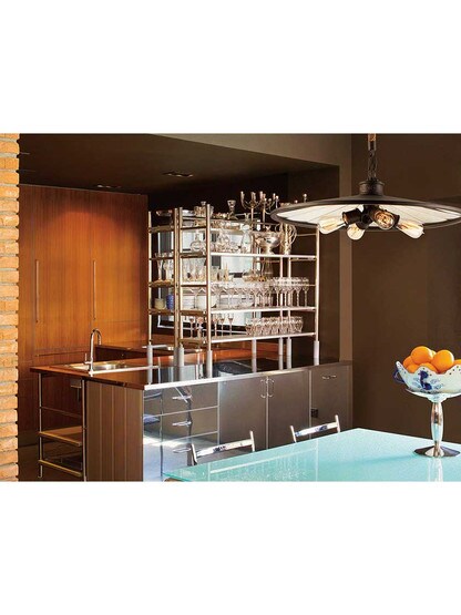 Alternate View of Brooklyn 4-Light Pendant.