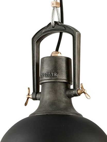 Hangar 11" Pendant in Old Silver