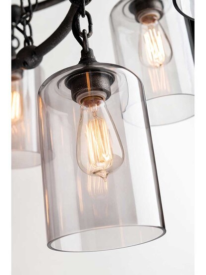 Alternate View 2 of Gotham 12-Light Chandelier.