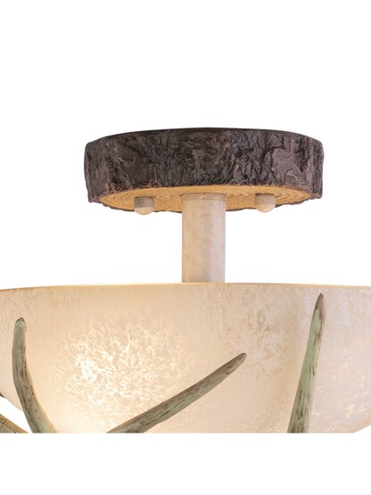 Lodge 12" Semi Flush-Mount Ceiling Light