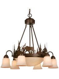 Yellowstone 9-Light Bowl Chandelier