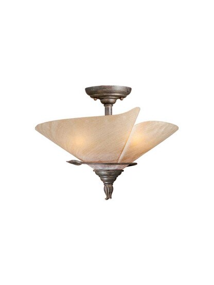 Capri 15 inch Semi-Flush Mount Ceiling Light.