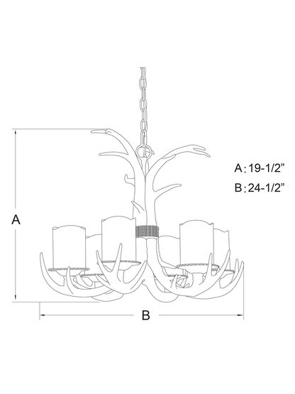 Yoho 6-Light Chandelier