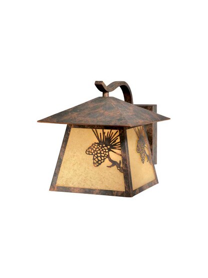 Whitebark 9 inch Outdoor Wall Sconce.