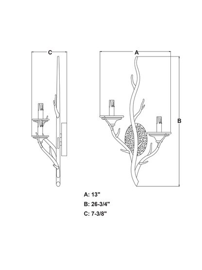 Monterey 2-Light Wall Sconce