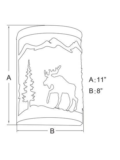 Yellowstone 8" Wall Sconce
