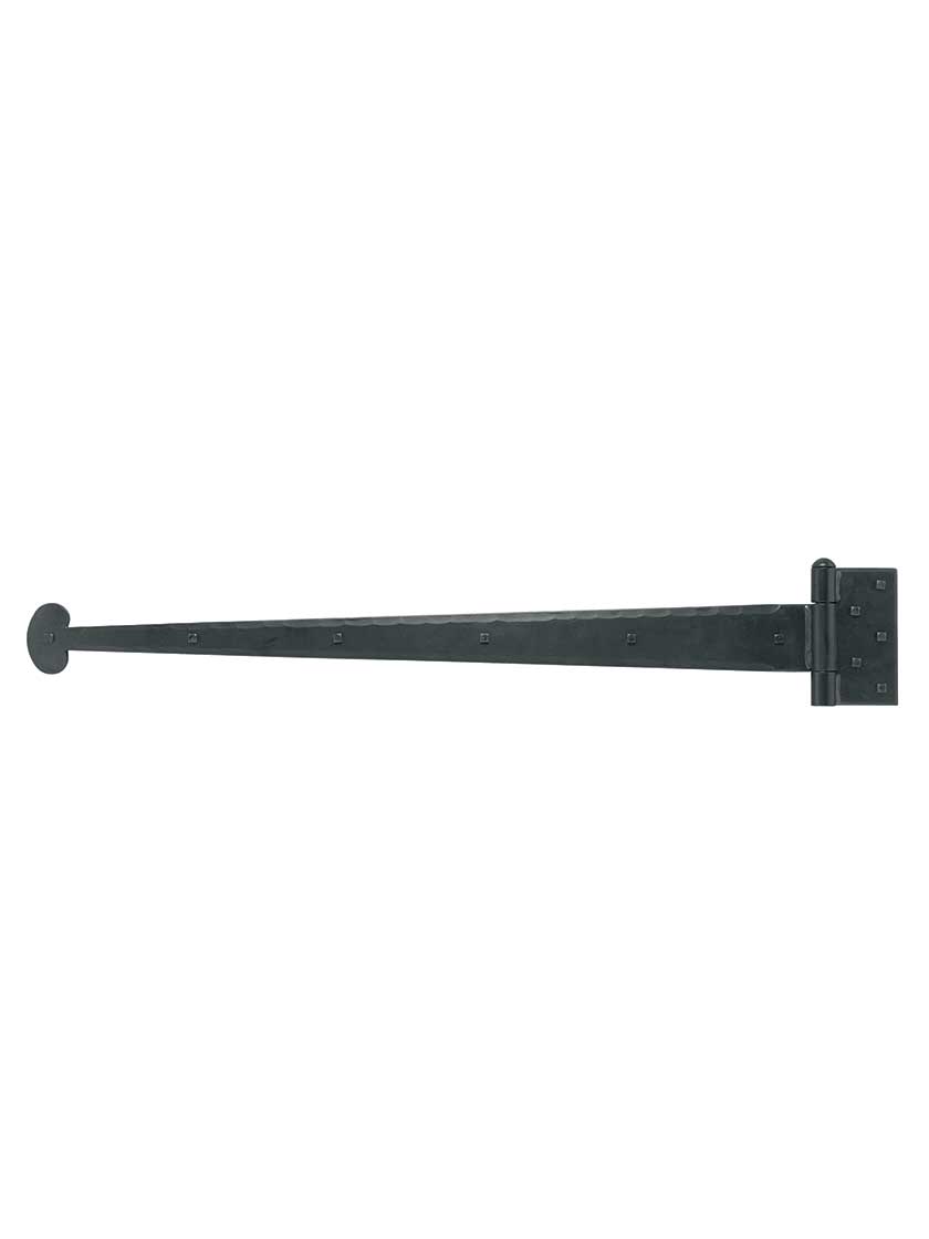 Heavy Duty Forged Iron Strap Hinge With Bean Design