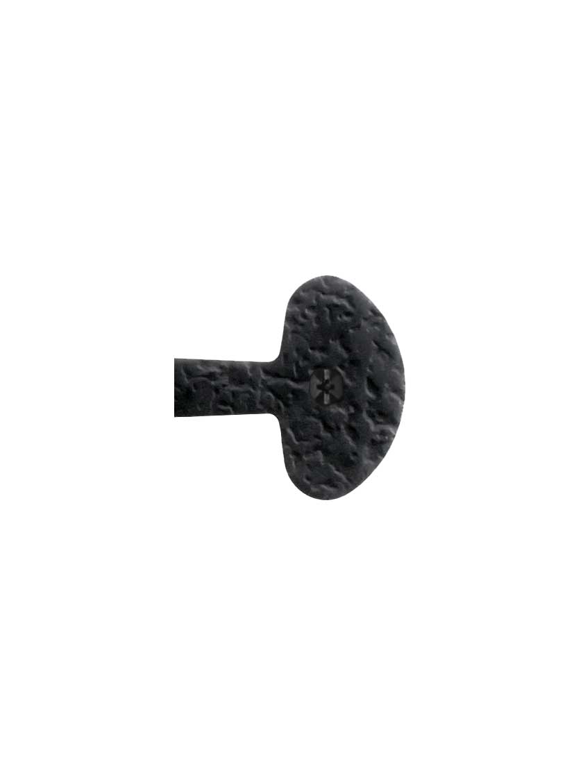 Alternate View 2 of Rough Forged Iron Dummy Hinge Strap With Bean Design
