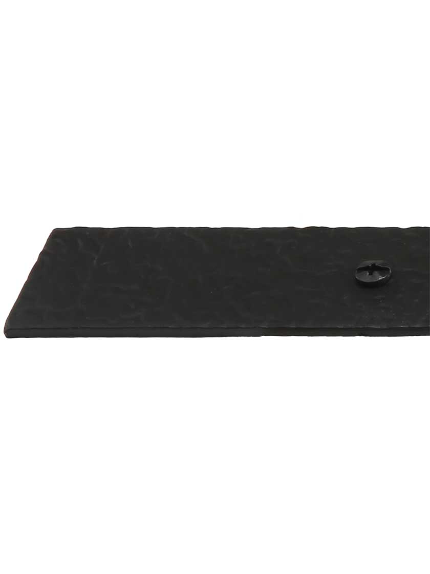 Alternate View 3 of Rough Forged Iron Dummy Hinge Strap With Bean Design