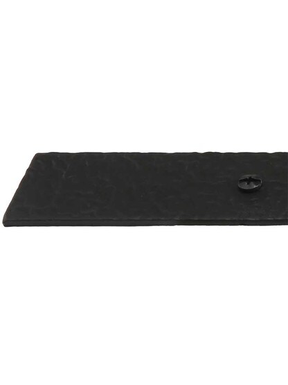 Alternate View 3 of Rough Forged Iron Dummy Hinge Strap With Bean Design
