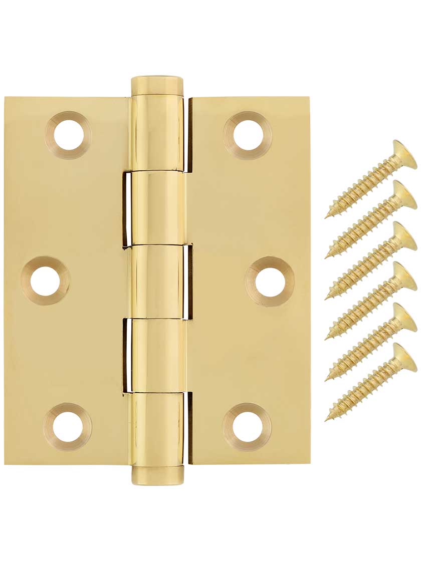 Plain Brass Heavy Duty Screen Door Hinge House of Antique Hardware