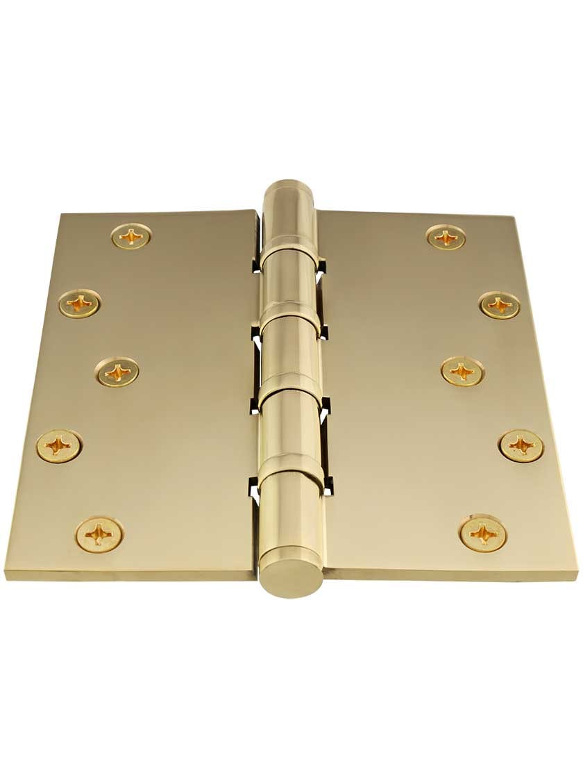 Alternate View 2 of 6 inch x 6 inch Heavy Duty Ball Bearing Door Hinge.