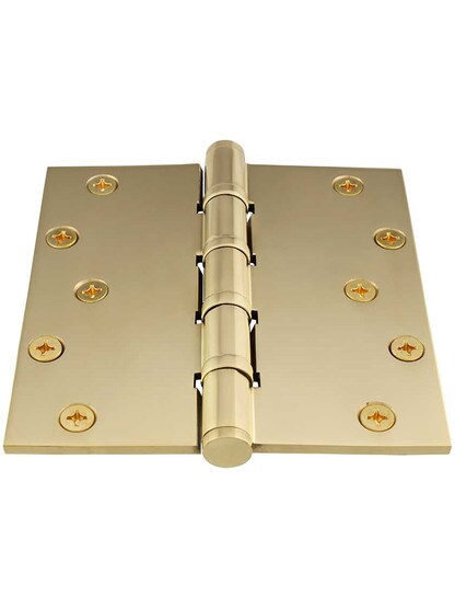 Alternate View 2 of 6 inch x 6 inch Heavy Duty Ball Bearing Door Hinge.